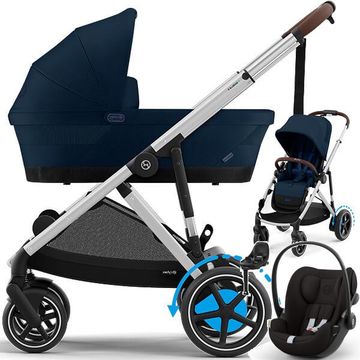 Cybex E-GAZELLE S 2w1 + CLOUD G + BASE G + adaptery wózek 5w1