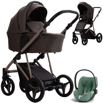 Bebetto PELPASSO wózek 3w1 + fotelik Cybex CLOUD T i-Size 