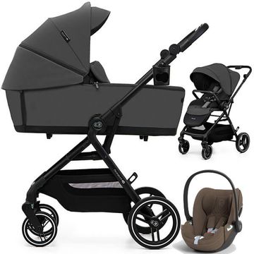 Kinderkraft YOXI wózek 3w1 z fotelikiem Cybex CLOUD T PLUS i-Size