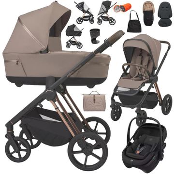 Espiro MILOO 2.0 wózek 3w1 + fotelik Maxi Cosi CORAL SLIDE PRO