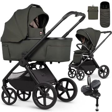 Venicci UPLINE 3 wózek 4w1 + Maxi Cosi PEBBLE 360 PRO 2 + baza FAMILYFIX 360 Pro