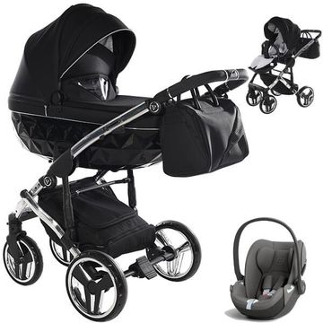 JUNAMA DIAMOND S-LINE V3 wózek 3w1 z fotelikiem Cybex CLOUD T i-Size