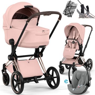 Cybex e-PRIAM 5.0 STYLE wózek 3w1 + fotelik Cybex CLOUD G3 i-Size