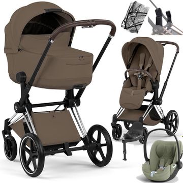 Cybex PRIAM 5.0 STYLE wózek 4w1 + Cybex CLOUD T i-Size + BAZA T