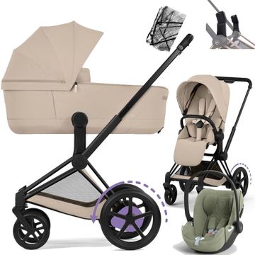 Cybex e-PRIAM 5.0 COMFORT wózek 3w1 + fotelik Cybex CLOUD T i-Size