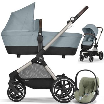 Cybex EOS LUX 2in1 wózek 3w1 + fotelik Cybex CLOUD T i-Size