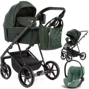 Adamex DELTA wózek 3w1 + fotelik Cybex CLOUD T i-Size