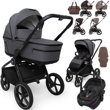 Muuvo FOLD wózek 3w1 + fotelik Maxi Cosi CORAL SLIDE PRO