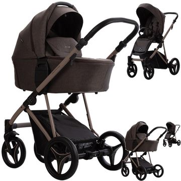 Bebetto PELPASSO wózek 4w1 + fotelik Cybex CLOUD T i-SIze + baza T