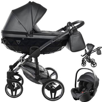 JUNAMA FLUO LINE V3 wózek 3w1 z fotelikiem Britax BABY-SAFE PRO