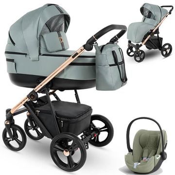 Camarelo BELAGIO wózek 3w1 z fotelikiem Cybex CLOUD T i-Size