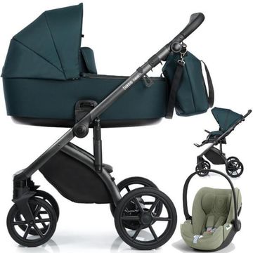 ROAN BASS NEXT wózek 3w1 z fotelikiem CYBEX CLOUD T i-Size