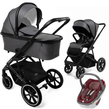 Muuvo SLICK 2.0 wózek 3w1 z fotelikiem Maxi Cosi CORAL 360