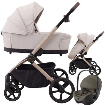 Adamex COMO wózek 3w1 + fotelik Britax BABY-SAFE PRO