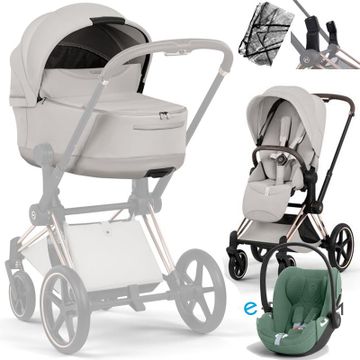 Cybex e-PRIAM 5.0 STYLE wózek 3w1 + fotelik Cybex CLOUD T i-Size