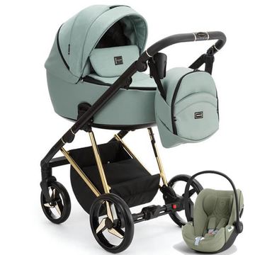 Adamex BLANC SPECIAL EDITION wózek 3w1 z fotelikiem Cybex CLOUD T i-Size