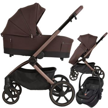 Adamex COMO wózek 3w1 + fotelik Maxi Cosi CORAL SLIDE PRO