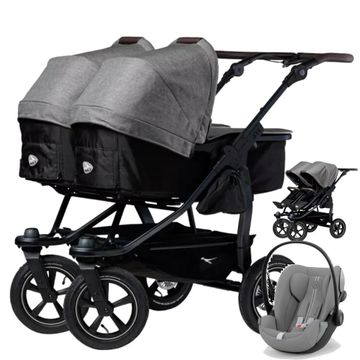 TFK DUO 2 COMBI wózek 3w1 z 2 fotelikami CYBEX CLOUD G i-Size
