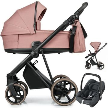 ROAN IVI 2.0 wózek 3w1 + fotelik Maxi Cosi CABRIO FIX i-Size