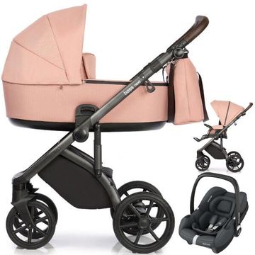 ROAN BASS NEXT wózek 3w1 z fotelikiem MAXI COSI CABRIO FIX i-Size