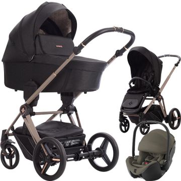 Bebetto MONTI wózek 3w1 z fotelikiem Britax BABY-SAFE PRO i-Size