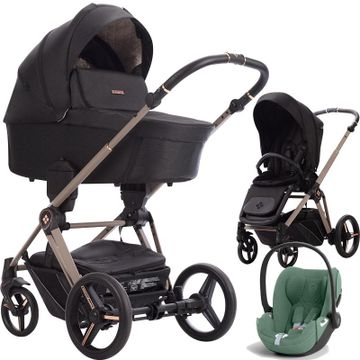 Bebetto MONTI wózek 3w1 + fotelik Cybex CLOUD T i-Size