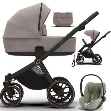 Riko CAVA wózek 3w1 + fotelik Cybex CLOUD T i-Size