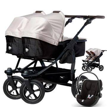 TFK DUO 2 COMBI wózek 3w1 z 2 fotelikami CYBEX CLOUD G i-Size