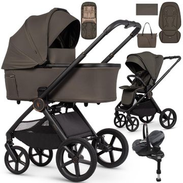 Venicci UPLINE 3 wózek 4w1 + Maxi Cosi PEBBLE 360 PRO 2 + baza FAMILYFIX 360 Pro