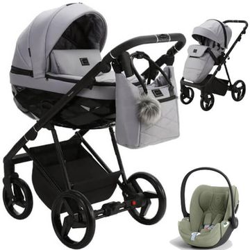 Adamex QUANTUM STANDARD wózek 3w1 z fotelikiem Cybex CLOUD T i-Size