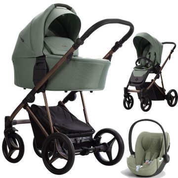 Bebetto PELPASSO wózek 3w1 + fotelik Cybex CLOUD T i-Size 