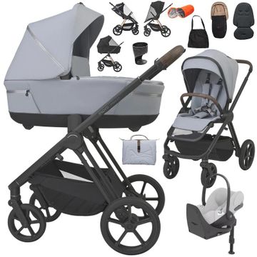 Espiro MILOO 2.0 wózek 4w1 + fotelik Cybex CLOUD T i-Size + baza