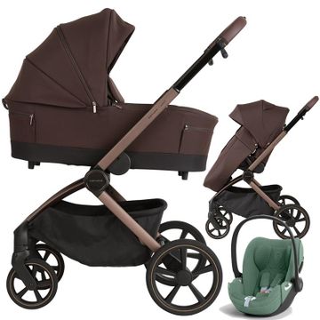 Adamex COMO wózek 3w1 + fotelik Cybex CLOUD T i-Size