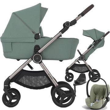 Anex IQ PREMIUM wózek 4w1 + fotelik Cybex CLOUD T i-SIze + baza T