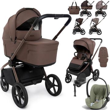 Muuvo FOLD wózek 4w1 + fotelik Cybex CLOUD T + baza T