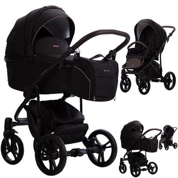 Bebetto BRESSO ONYX wózek 3w1 z fotelikiem Maxi Cosi PEBBLE 360 PRO 2 i-Size