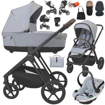 Espiro MILOO 2.0 wózek 3w1 + fotelik BeSafe iZi Go Beyond i-Size