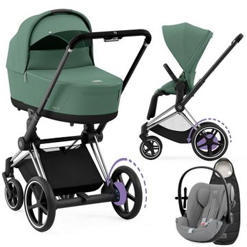 Cybex e-PRIAM 4.0 wózek elektryczny 3w1 + fotelik CLOUD G i-Size