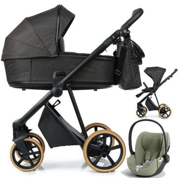ROAN IVI 2.0 wózek 3w1 + fotelik Cybex CLOUD T i-Size