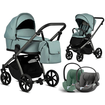 Tutis MIO PLUS THERMO wózek 3w1 + fotelik Cybex CLOUD T i-Size