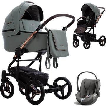 BEBETTO TORINO PRO wózek 3w1 z fotelikiem Cybex CLOUD T i-Size