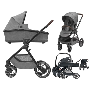 Maxi Cosi Oxford wózek 3w1 + fotelik Maxi Cosi PEBBLE 360 PRO 2 - BoboWózki Maxi Cosi OXFORD wózek 3w1 z fotelikiem Maxi Cosi PEBBLE 360 PRO 2