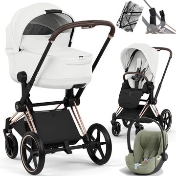 Cybex PRIAM 5.0 STYLE wózek 3w1 + fotelik Cybex CLOUD T i-Size