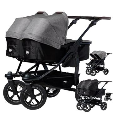 TFK DUO 2 COMBI wózek 3w1 z 2 fotelikami CYBEX CLOUD G i-Size