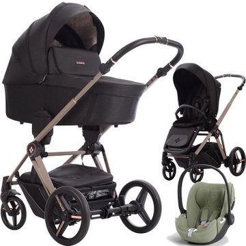 Bebetto MONTI wózek 3w1 + fotelik Cybex CLOUD T i-Size