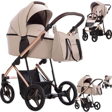 Bebetto FLAVIO PREMIUM CLASS wózek 3w1 z fotelikiem Maxi Cosi PEBBLE 360 PRO 2