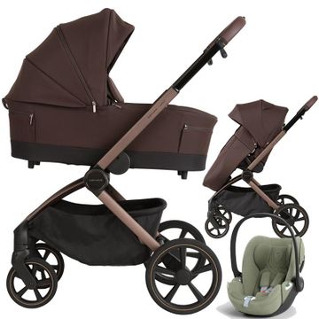 Adamex COMO wózek 3w1 + fotelik Cybex CLOUD T i-Size