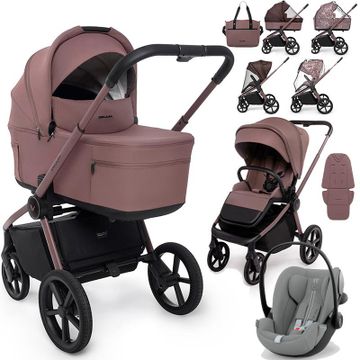 Muuvo FOLD wózek 3w1 + fotelik Cybex CLOUD G3 i-Size