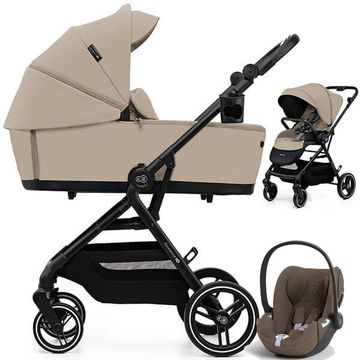 Kinderkraft YOXI wózek 3w1 z fotelikiem Cybex CLOUD T PLUS i-Size
