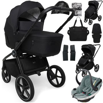 Muuvo FIVE wózek 3w1 + fotelik BeSafe iZi GO BEYOND